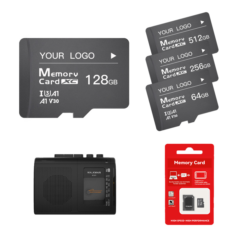 Coosure TF memory cards and retail packaging